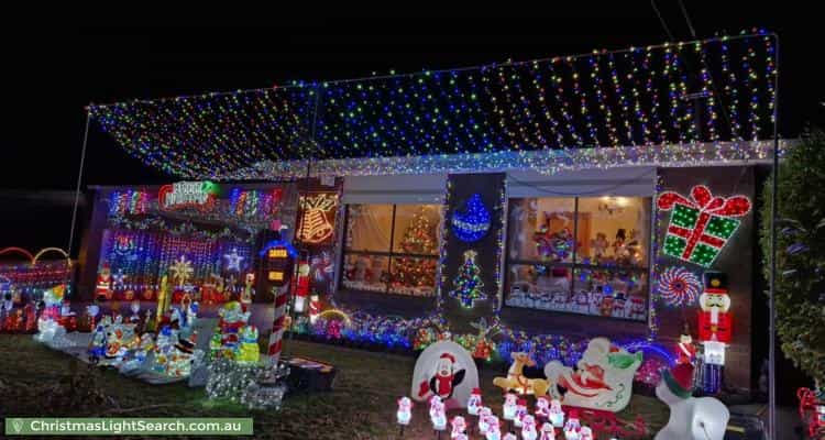 Christmas Light display at 3 Dowling Road, Oakleigh South