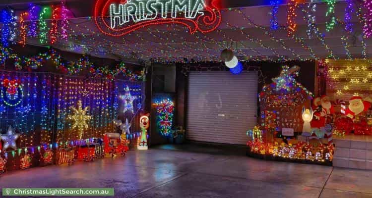 Christmas Light display at 3 Dowling Road, Oakleigh South