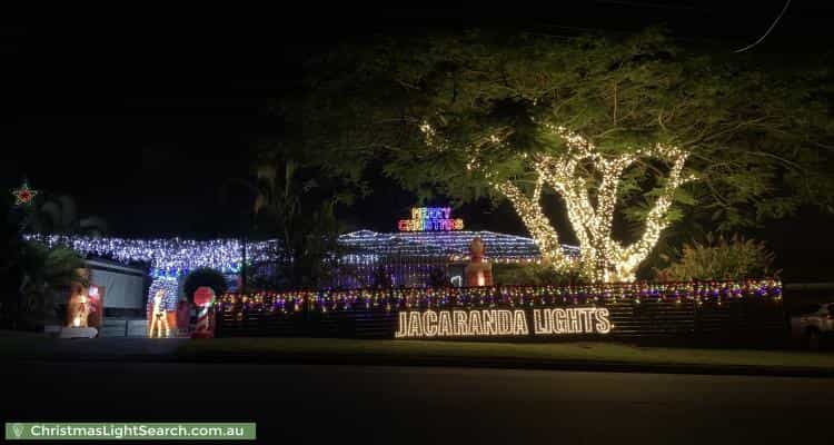 Christmas Light display at 32 Jacaranda Road, Capalaba