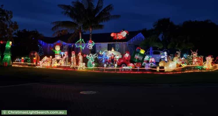 Christmas Light display at 2 Bunya Court, Narangba