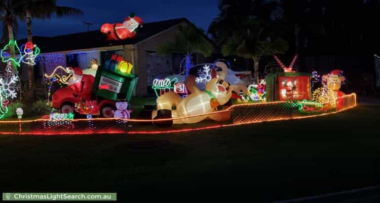 Christmas Light display at 2 Bunya Court, Narangba