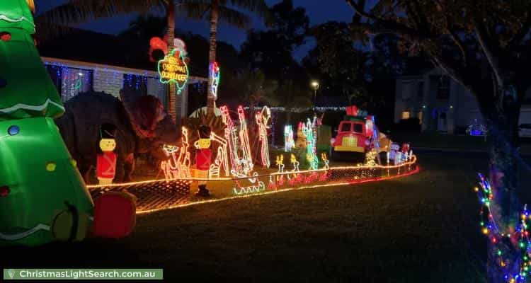 Christmas Light display at 2 Bunya Court, Narangba