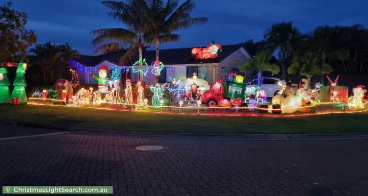 Christmas Light display at 2 Bunya Court, Narangba