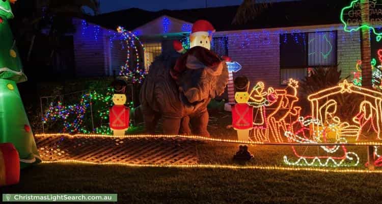Christmas Light display at 2 Bunya Court, Narangba