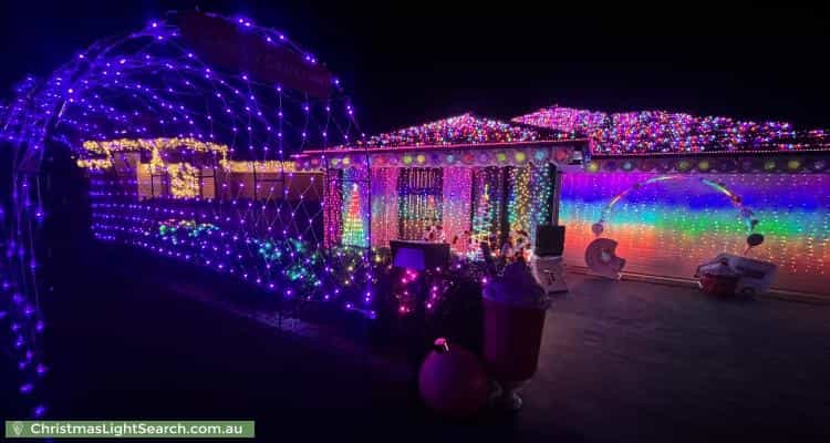 Christmas Light display at 4 Maize Avenue, Spring Farm