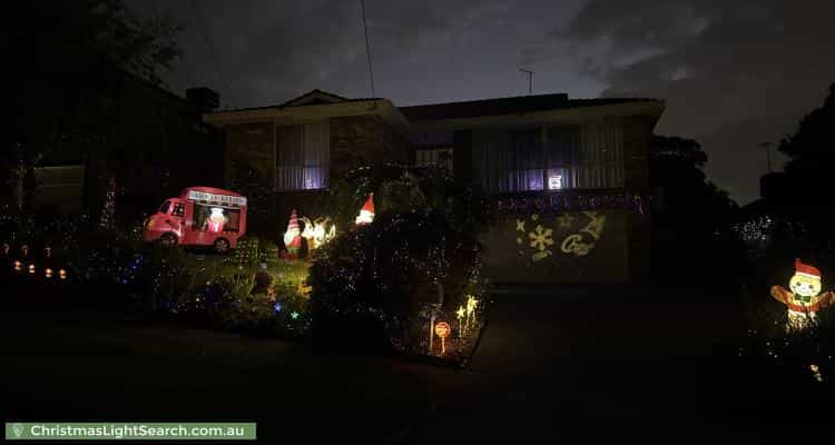 Christmas Light display at 38 Snow Gum Road, Doncaster East
