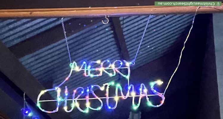 Christmas Light display at 69 Fletcher Road, Birkenhead
