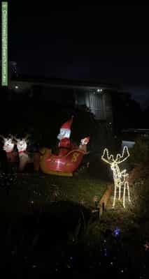 Christmas Light display at 38 Snow Gum Road, Doncaster East