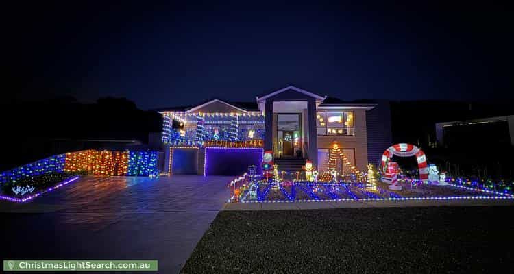 Christmas Light display at 22 Freeman Street, Conder