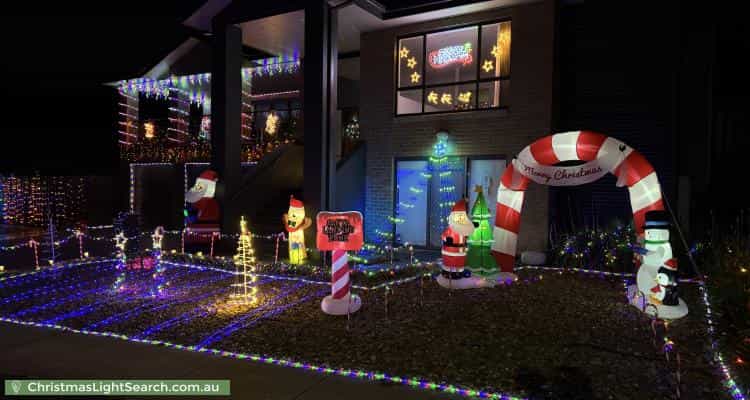 Christmas Light display at 22 Freeman Street, Conder