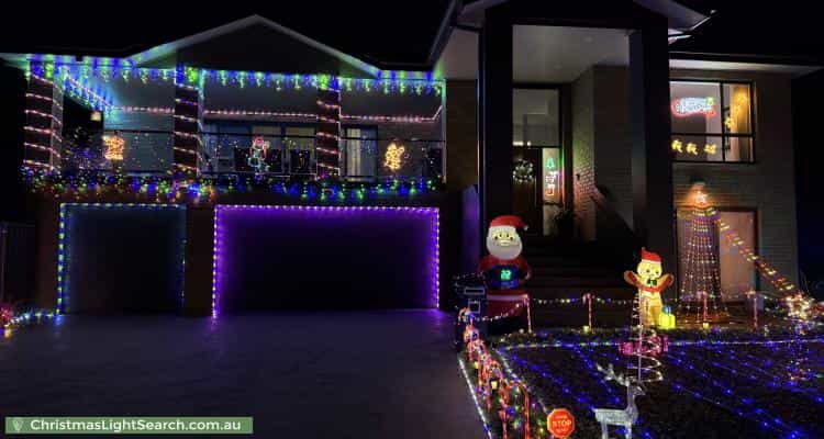Christmas Light display at 22 Freeman Street, Conder
