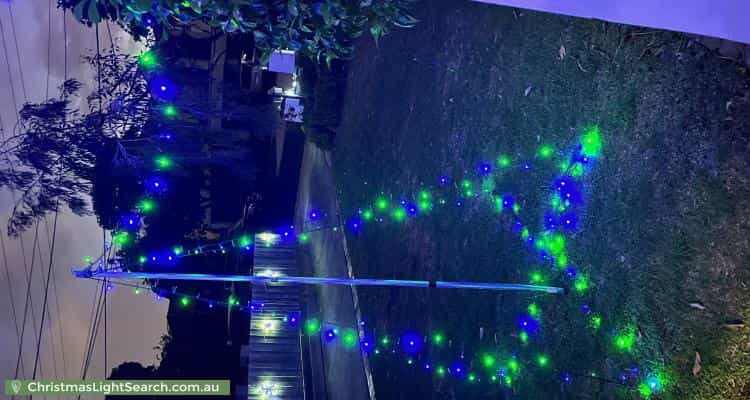 Christmas Light display at 9 Surrey Street, Bentleigh East