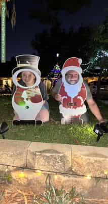 Christmas Light display at 25 Birt Avenue, Salisbury Heights