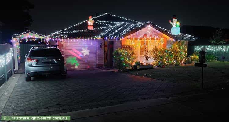 Christmas Light display at 32 The Parade, Blair Athol