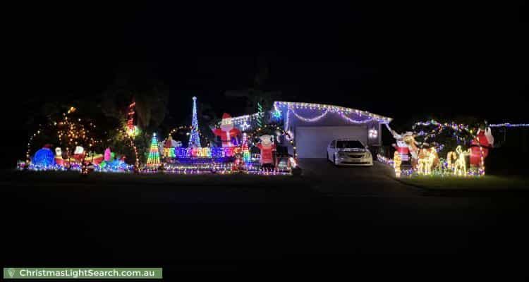 Christmas Light display at 15 Starboard Circuit, Shoal Point