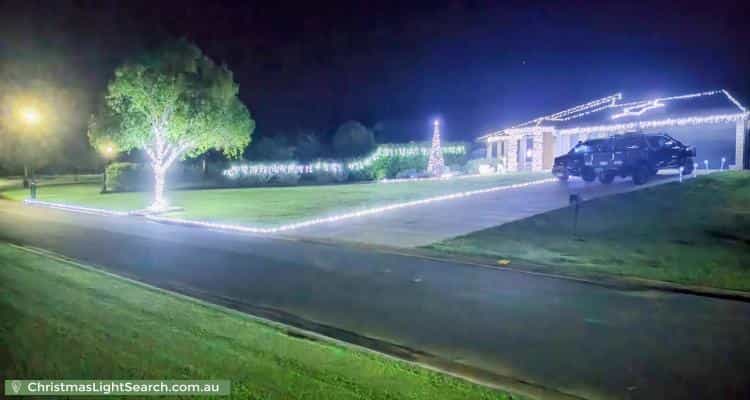 Christmas Light display at 22-24 Pocketwood Place, Upper Caboolture