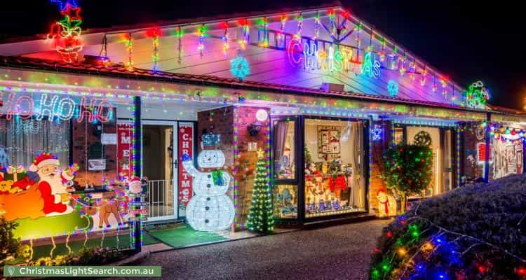 Christmas Light display at 17 Middleton Circuit, Gowrie