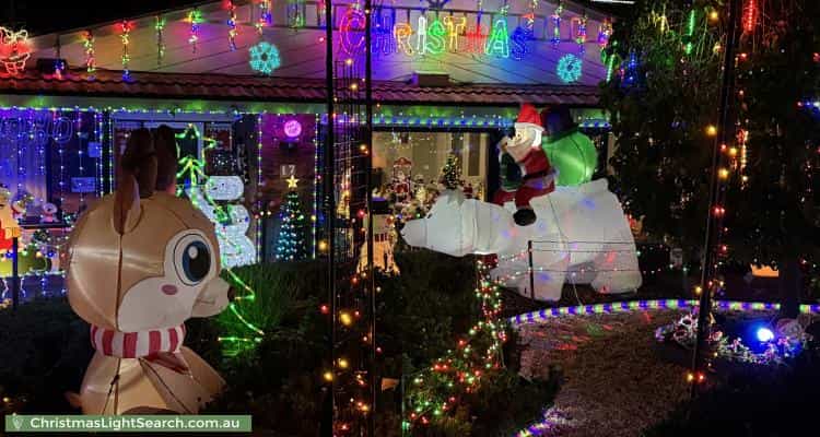 Christmas Light display at 17 Middleton Circuit, Gowrie