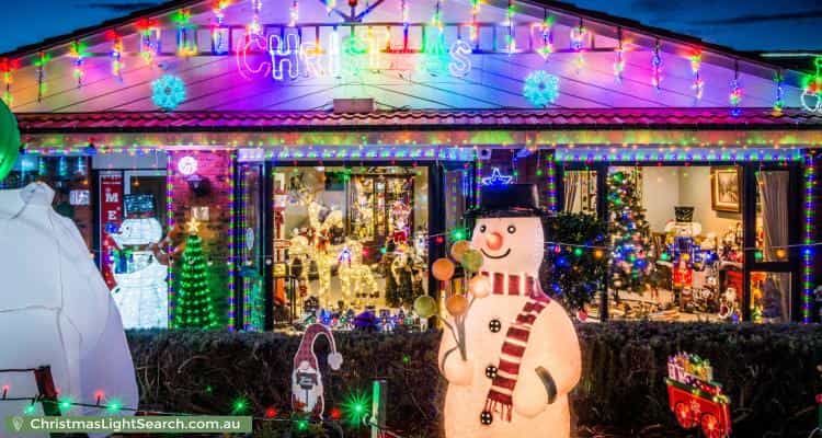 Christmas Light display at 17 Middleton Circuit, Gowrie