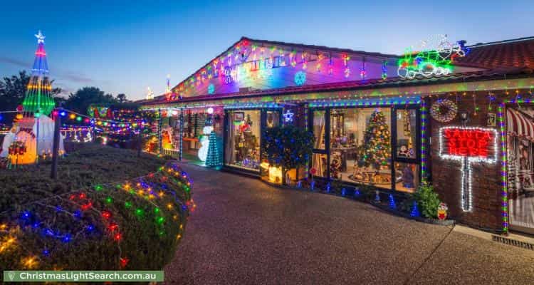 Christmas Light display at 17 Middleton Circuit, Gowrie