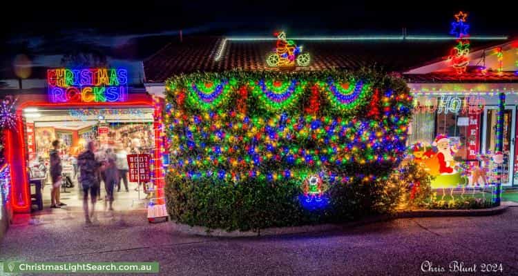 Christmas Light display at 17 Middleton Circuit, Gowrie