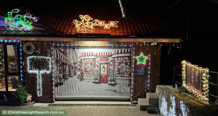 Christmas Light display at 17 Middleton Circuit, Gowrie