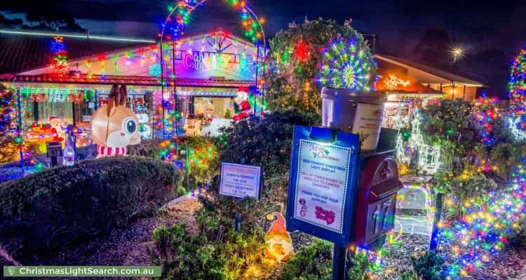 Christmas Light display at 17 Middleton Circuit, Gowrie