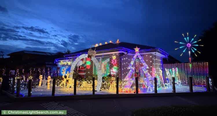 Christmas Light display at 10 Atlas Drive, Cranbourne West