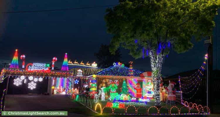 Christmas Light display at 8 Egret Court, Werribee