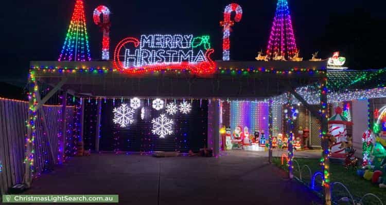 Christmas Light display at 8 Egret Court, Werribee