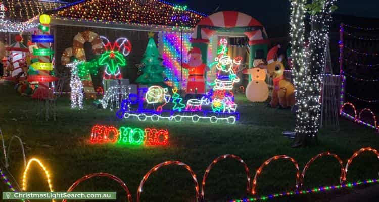 Christmas Light display at 8 Egret Court, Werribee