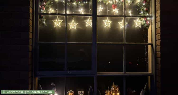 Christmas Light display at 129 Wungan Street, Macleod