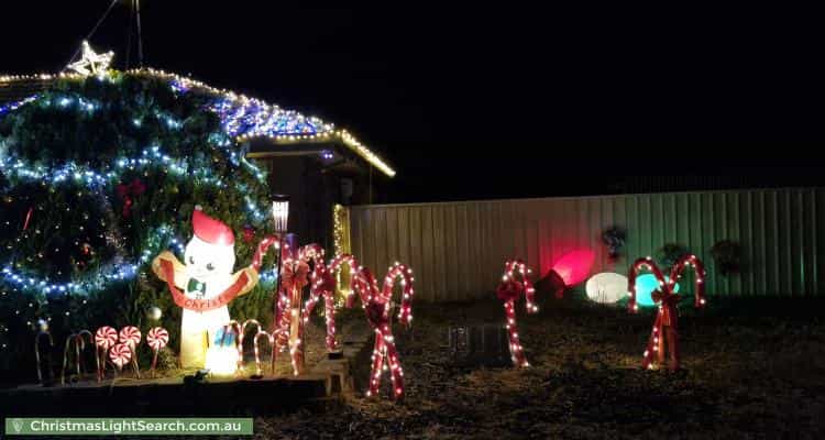 Christmas Light display at 25 Williams Road, Two Wells