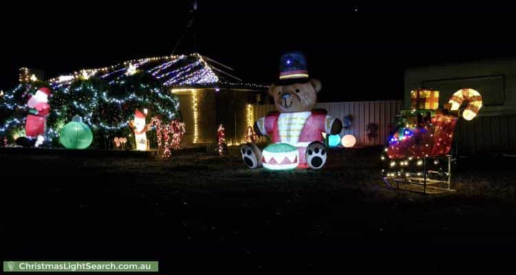 Christmas Light display at 25 Williams Road, Two Wells