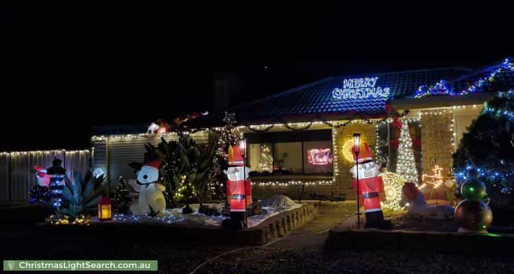 Christmas Light display at 25 Williams Road, Two Wells