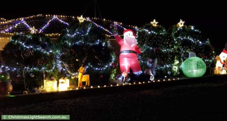 Christmas Light display at 25 Williams Road, Two Wells