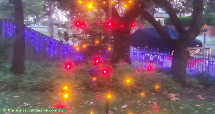Christmas Light display at 7 Leonay Street, Sutherland