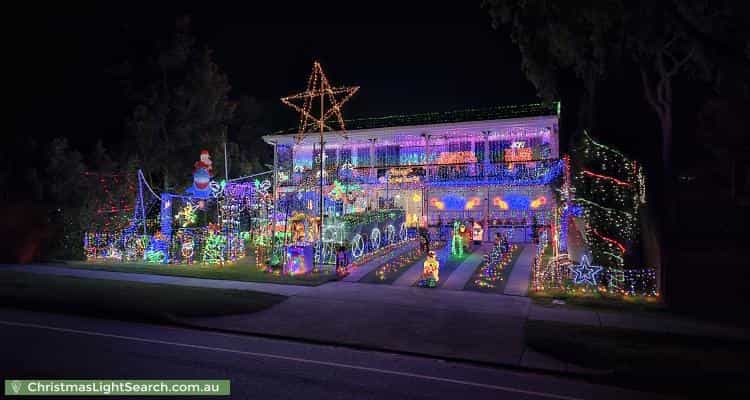 Christmas Light display at 20 Curragundi Road, Jindalee