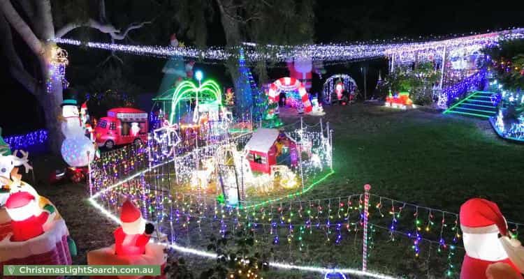 Christmas Light display at 1320 Stone Street, Chidlow