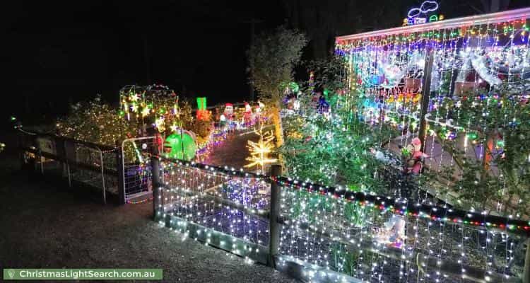 Christmas Light display at 1320 Stone Street, Chidlow