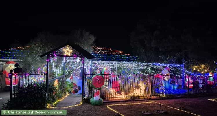 Christmas Light display at 25 Lennard Drive, Moana