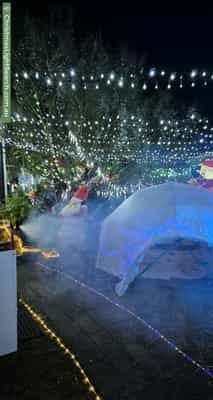 Christmas Light display at 25 Lennard Drive, Moana