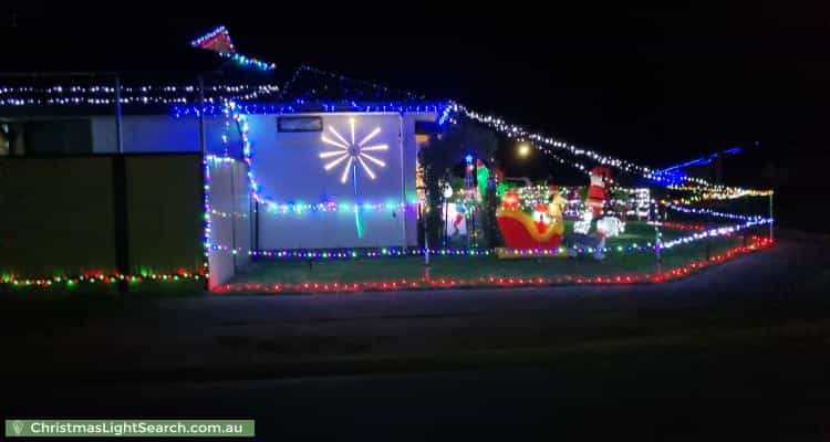 Christmas Light display at 22 Henry Turton Circuit, Wasleys