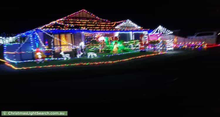 Christmas Light display at 22 Henry Turton Circuit, Wasleys