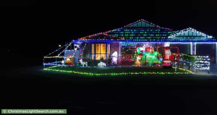 Christmas Light display at 22 Henry Turton Circuit, Wasleys