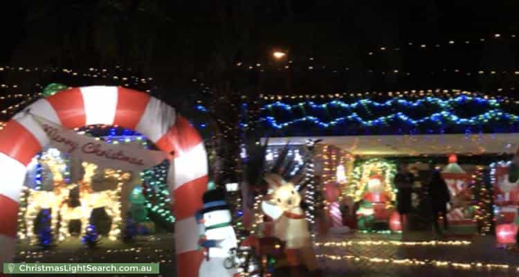 Christmas Light display at 16 Herald Rise, Greenfields
