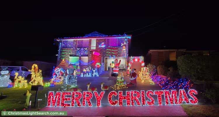 Christmas Light display at  Hull Place, Seven Hills