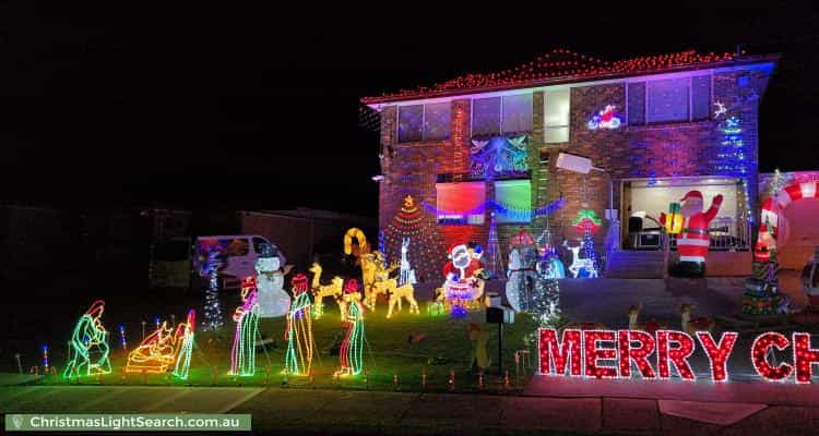 Christmas Light display at  Hull Place, Seven Hills