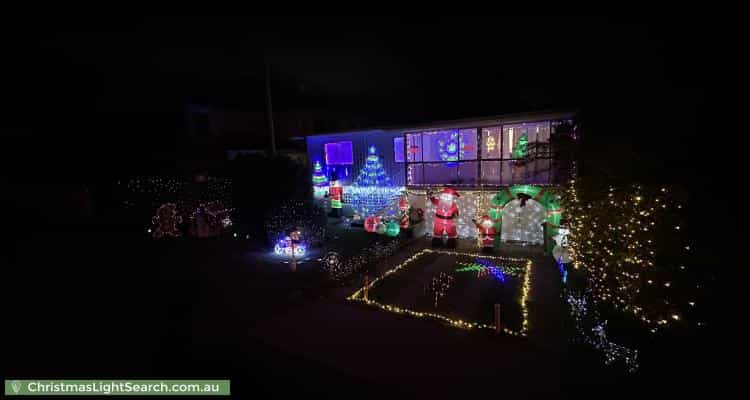 Christmas Light display at 85 Robert Street, Labrador