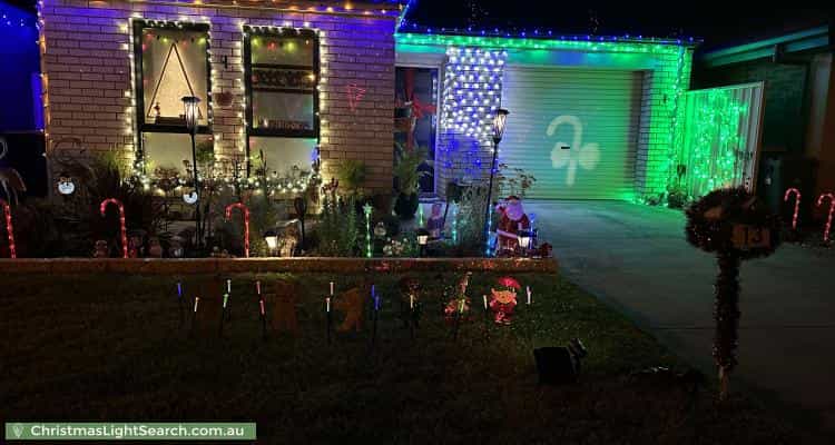 Christmas Light display at 13 Eldorado Street, Munno Para West